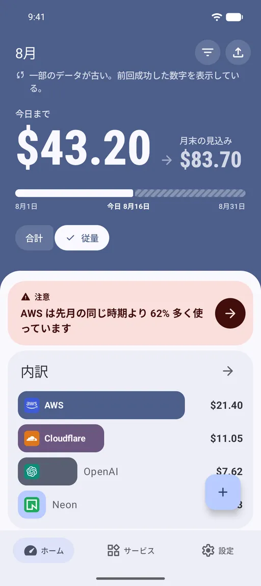 ダッシュボード